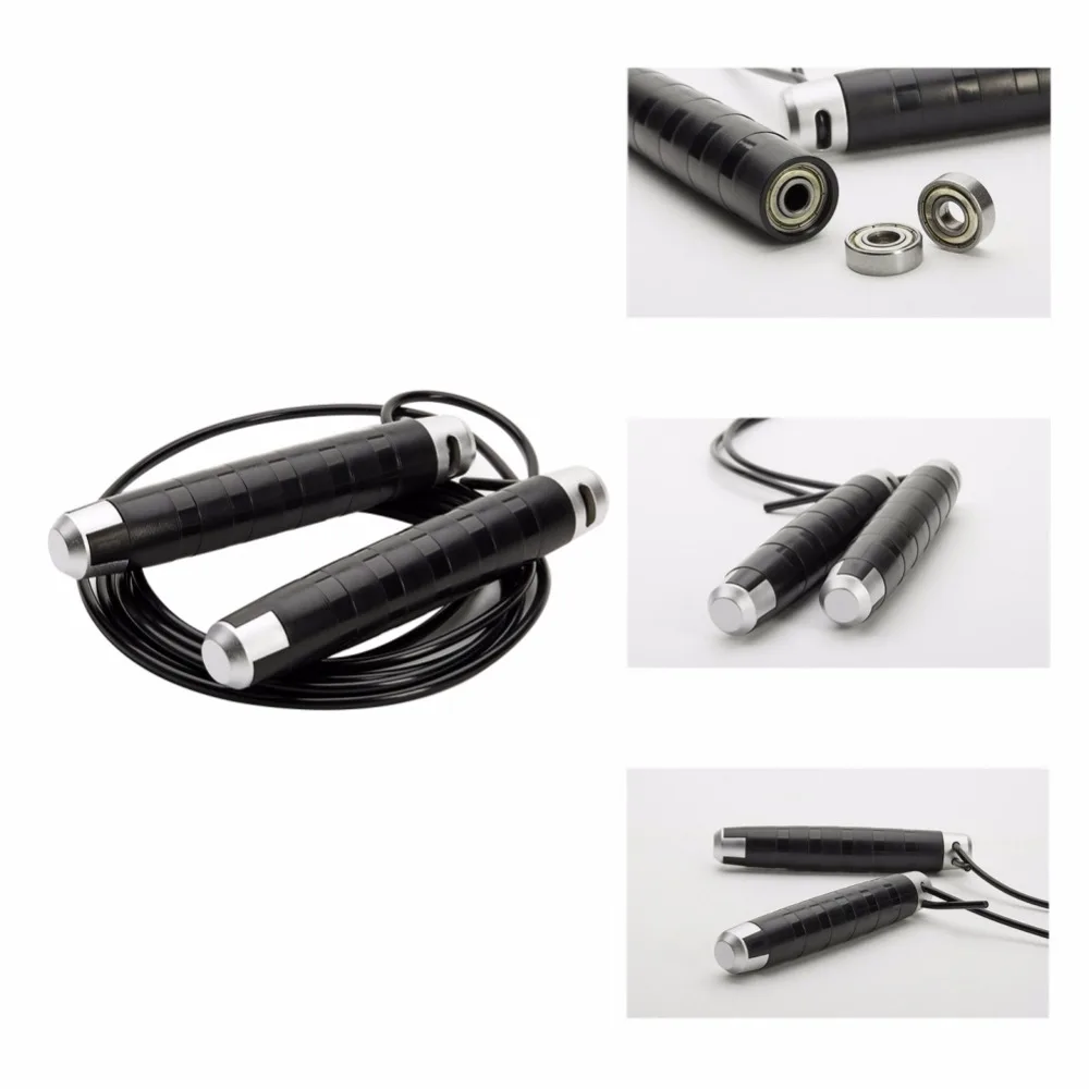 Anti-slip Handle Bearing Skipping Rope Professional Athletic Speed Jump Rope Steel Wire Gym Fitness Training Tool Accessories