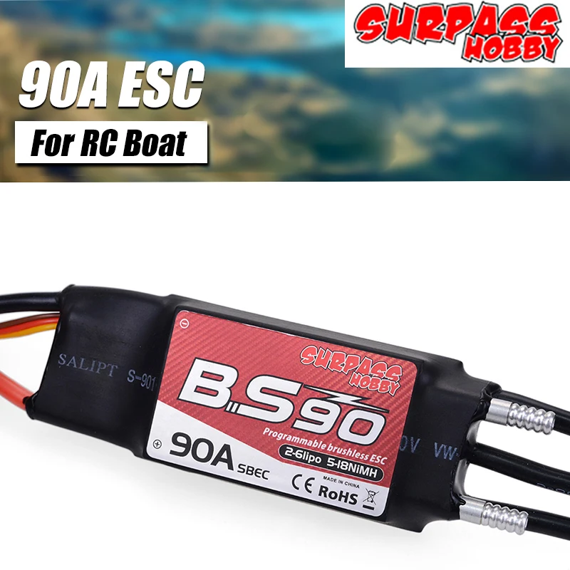 Водонепроницаемый 50A 70A 90A ESC лодка бесщеточный Электрический регулятор скорости 2