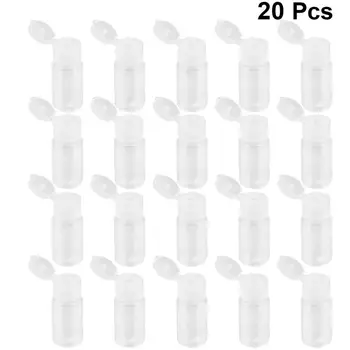 

20pcs 10ML Transparent Plastic Empty Bottle Portable Dispenser Make Up and Skin Care Water Refillable Bottles
