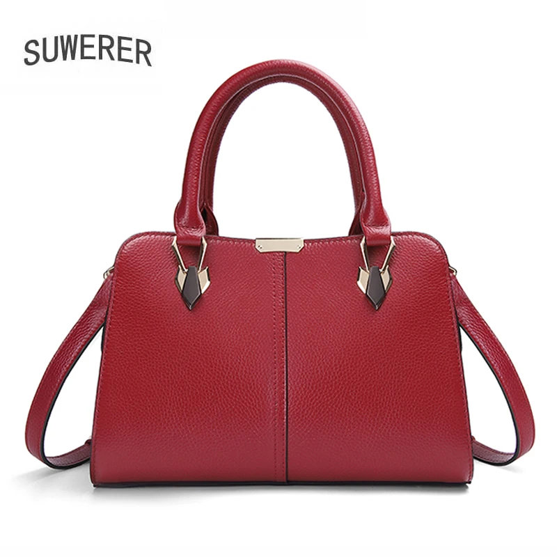 

New women Genuine Leather bag Luxury fashion Superior cowhide tote women handbags shoulder crossbody bags for women