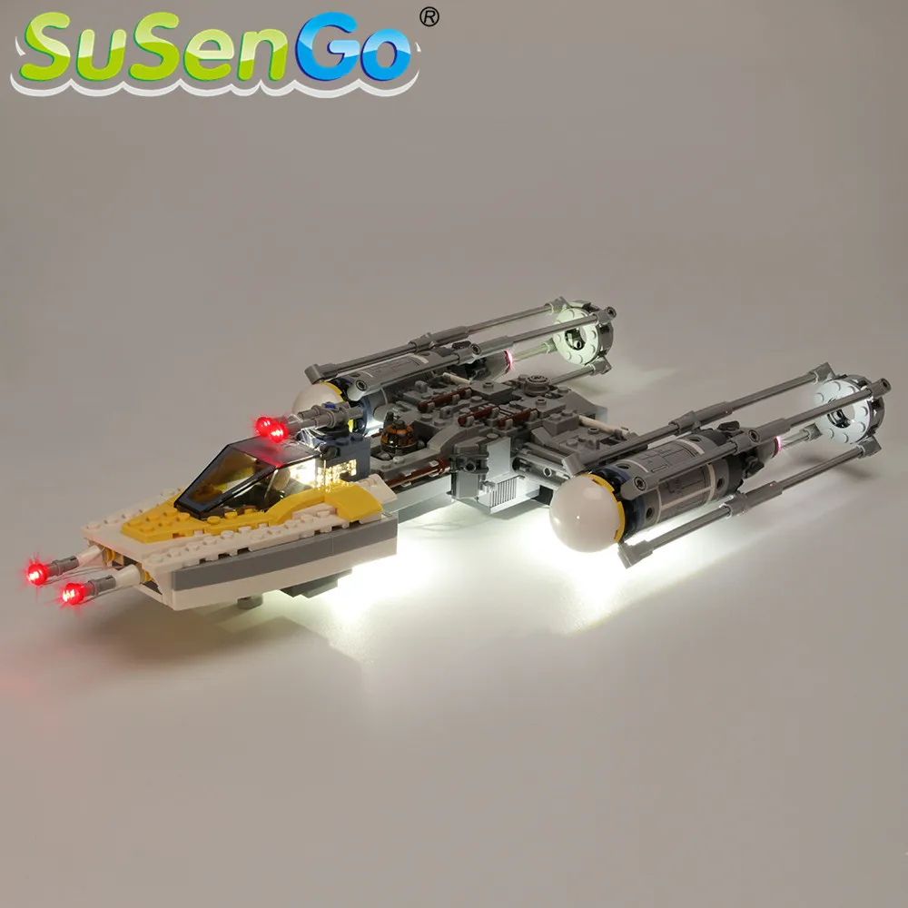 Комплект светодиодного освещения susмаго для истребителя 75172 Y-Wing совместим с 5065