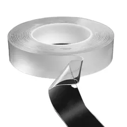 Ruban adhésif Double face Transparent sans couture de meilleure qualité, colle adhésive Double face lavable et réutilisable, colle propre amovible pour la maison 