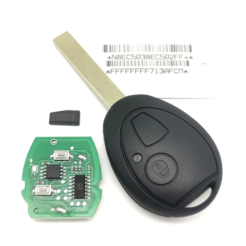 DATONG WORLD CAR REMOTE KEY FOR BMW MINI COOPER S R50 R53 ONE FULL 7935 PCF7930/31AS 315 MHZ 434 MHZ AUTO SMART RPLACE BLANK KEY