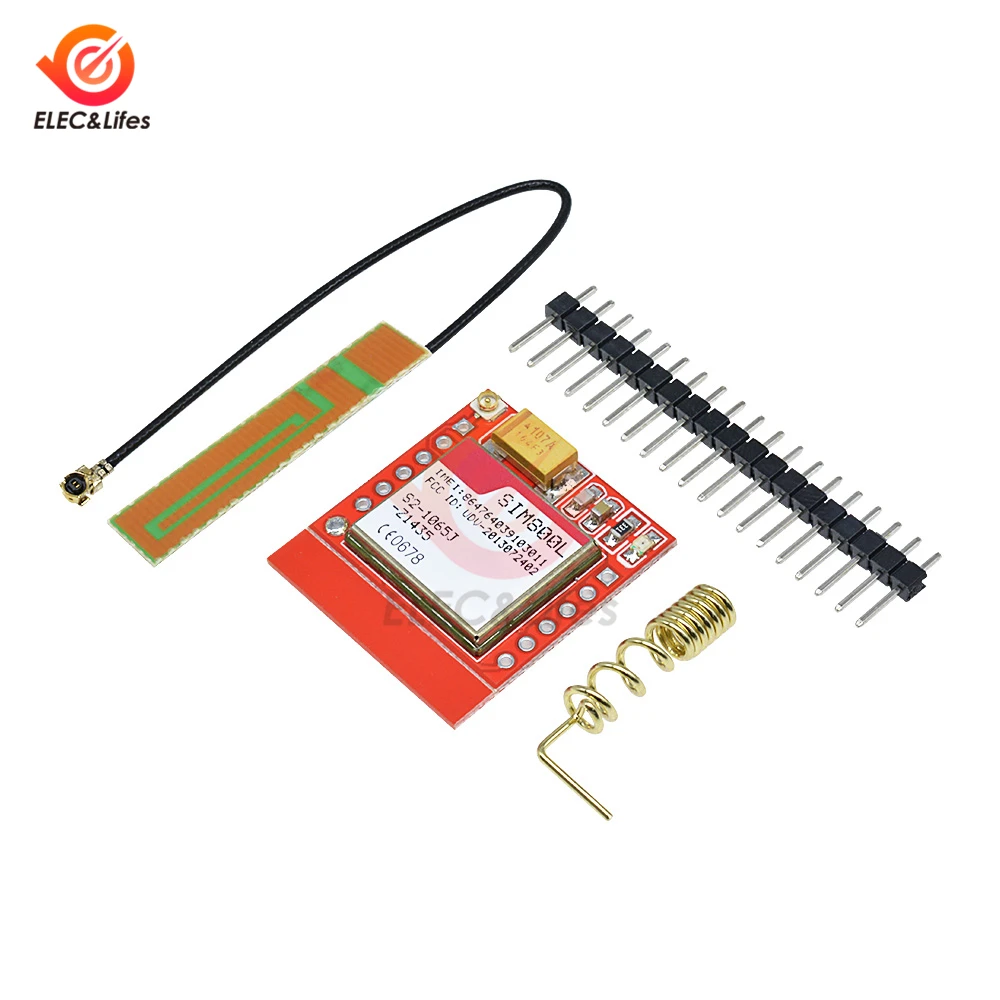 Маленький SIM800L GPRS GSM модуль четырехдиапазонный Micro SIM-карта Ядро беспроводной