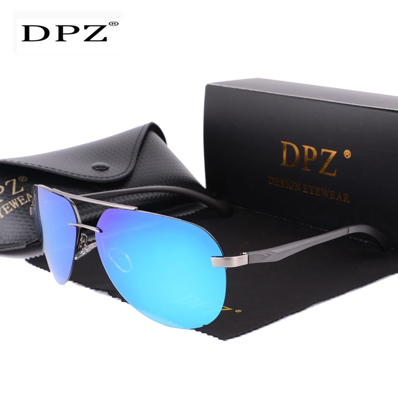 Солнцезащитные очки DPZ мужские/женские поляризационные модные авиаторы без