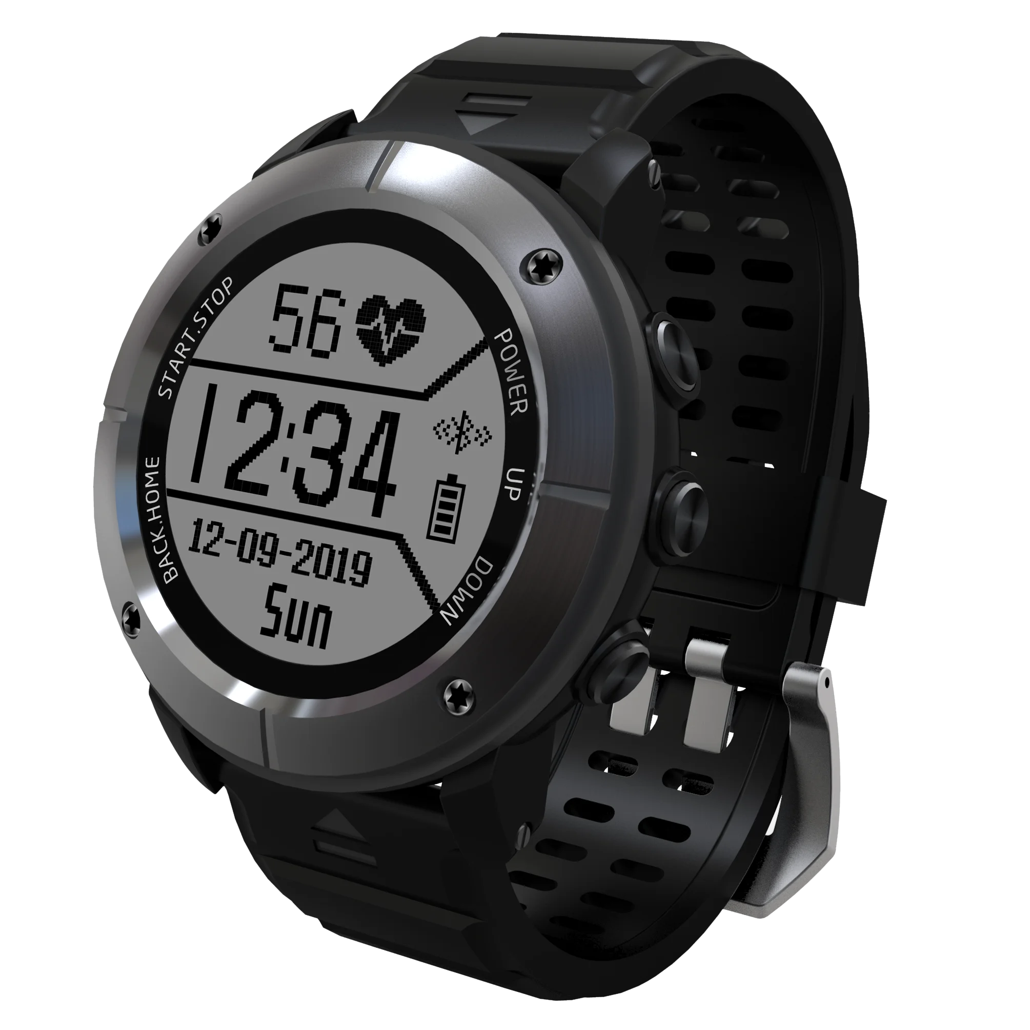 UW80C уличные Bluetooth Смарт часы gps позиционирование часы скалолазание бег глубина сердечного ритма водонепроницаемый для Android IOS Телефон