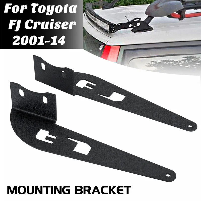 Пара 5" светодиодный светильник для Toyota для FJ Cruiser 2001-14 матовый черный потолочный светильник на кронштейнах