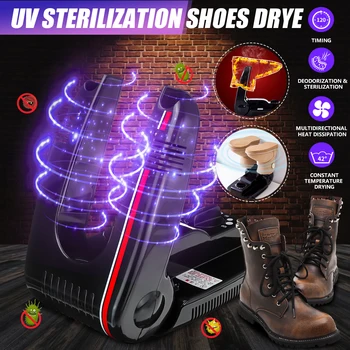 

220V 150W Intelligent 150W Electric Shoes Dryer Foot Boot Odor UV Sterilization Household Telescopic Adjustable Household