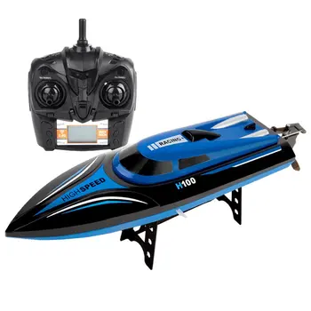 

H101 Speed Boat 2.4GHz 4CH RC Remote Control High Speed Boat Racing with LCD Display Toys Gift for Children Kids