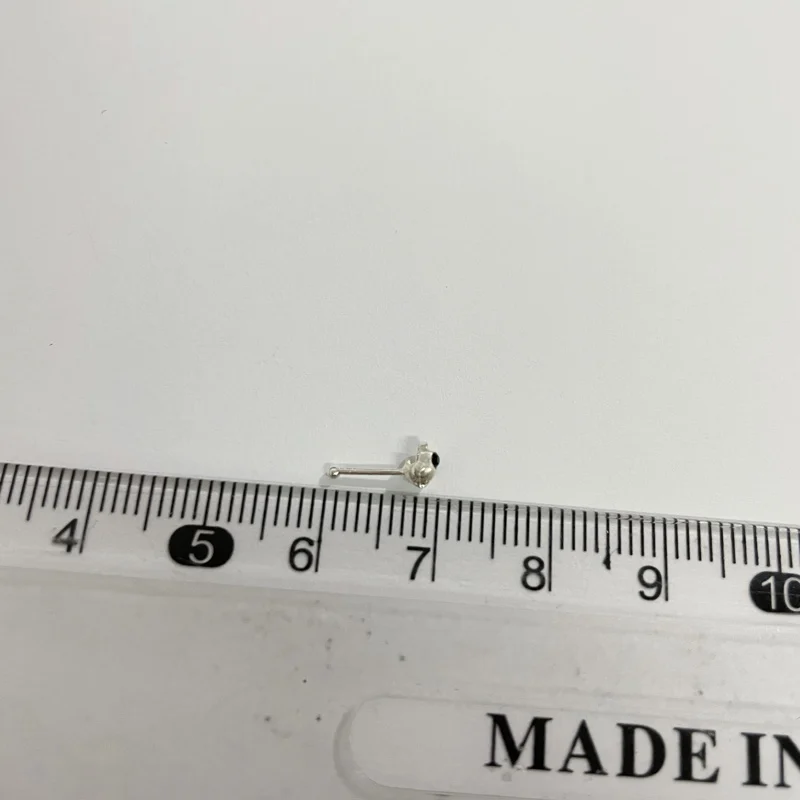 20pcs/set Skull Nose Rings & Studs Ball end Colorful Crystal Skeleton Nose Piercing Body Jewelry for women punk men Wholesale