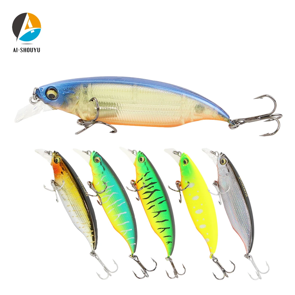 AI-SHOUYU 1 шт. Новинка Minnow воблер Magallon приманка 80 мм/10 г жесткая искусственная с
