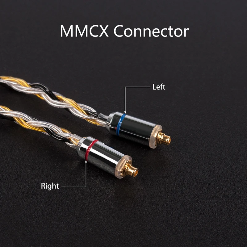 Yinyoo 16 ядра Модернизированный посеребренный кабель 2,5/3,5/4,4 мм с MMCX/2pin/QDC TFZ разъем для ZS10/ZSN Pro ZSX BL-03 V90