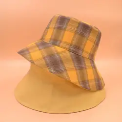 Осенняя и зимняя простая модная Солнцезащитная шляпа с двойным лицом для мужчин и женщин, одноцветная Солнцезащитная Рыбацкая шляпа
