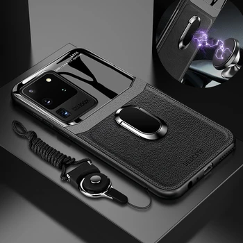

Bumper Case For Samsung Galaxy S20 Ultra Case Magnetic Car Holder Back Cover Case For Samsung S20 S9 S10 Note 10 9 8 Plus Case