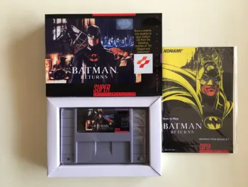 

16Bit Games ** Batman Returns ( USA Version!! Box+Manual+Cartridge!! )