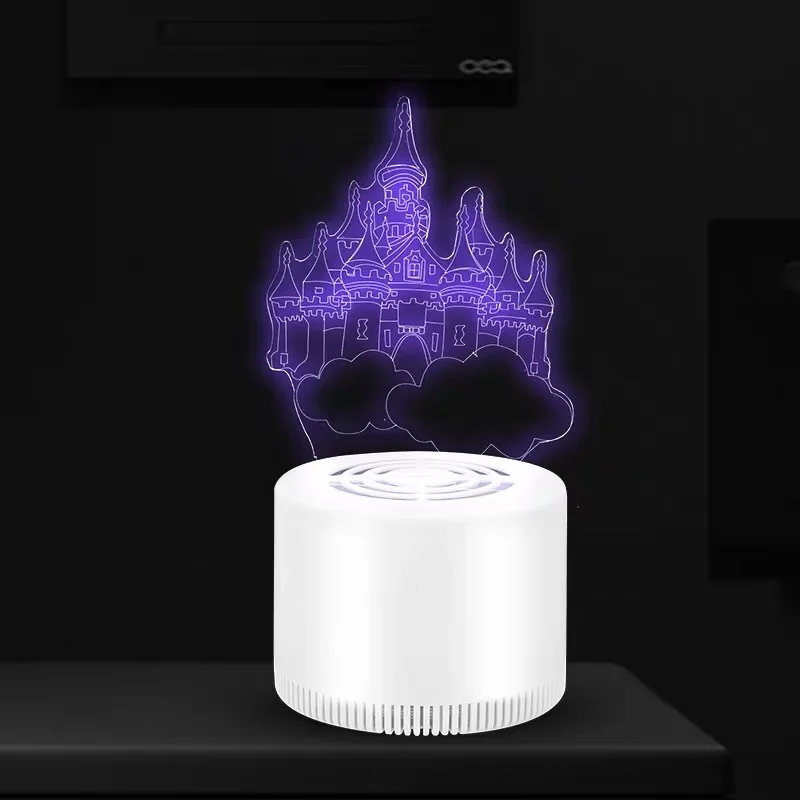 3D Светодиодная лампа ловушка для москитов безрадиационная usb противомоскитная