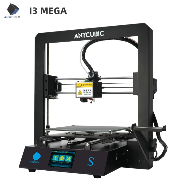 3D Printer Mega S Printing Flexible Filament Metal Frame Touch Screen Anycubic I3 Mega Upgrade Extruder Kit With Hotbed 3d print model