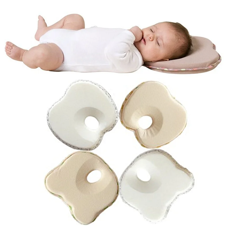 Posicionador para dormir de forma de almohada para niños pequeños, cojín de cabeza plana, protección para recién nacidos, ropa de cama para bebés, producto en oferta