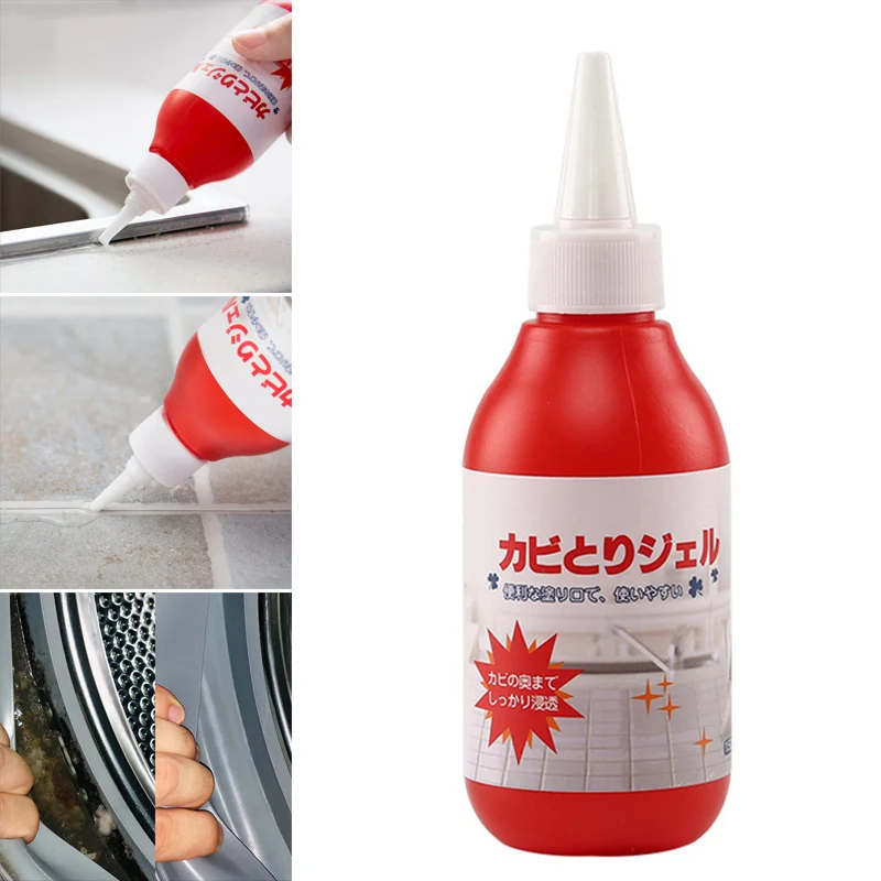

Newly Mold Mildew Remover Gel Tile Refill Agent Stain Remover Cleaner for Grout Sealant Tiles Sinks TE889