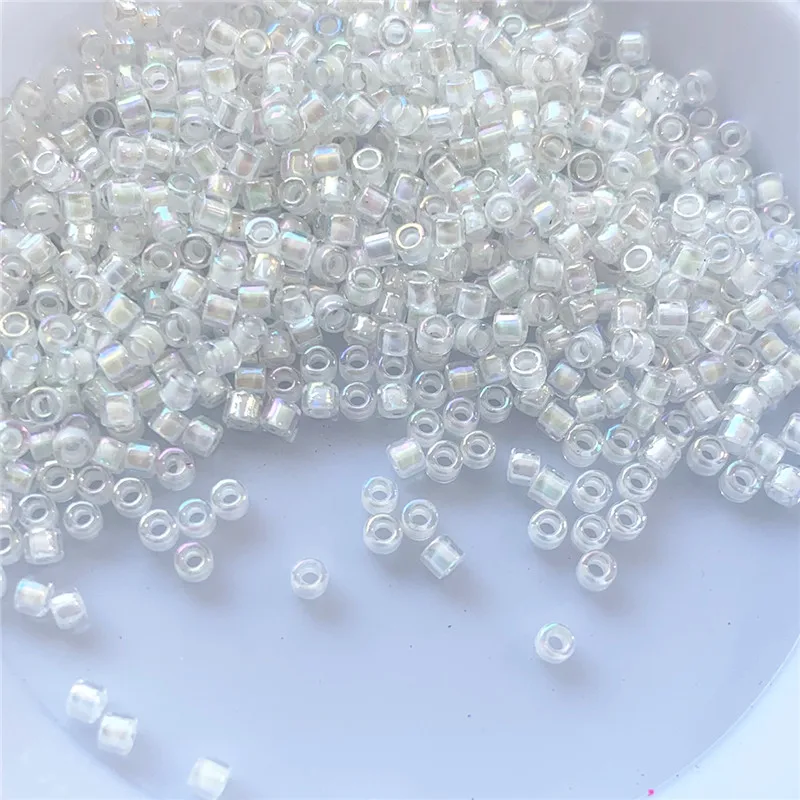 Glass Beads 2mm Delica Illusory Colors Silver Lined Crystal Miyuki Beads For DIY Jewelry Making Earrings Bracelet Craft