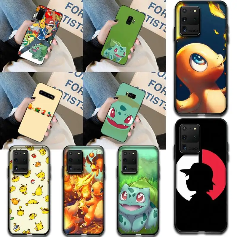 Горячая Распродажа чехол для телефона Pokemons Bulbasaur fire type Samsung S20 plus Ultra S6 S7 edge S8 S9 S10 5G |