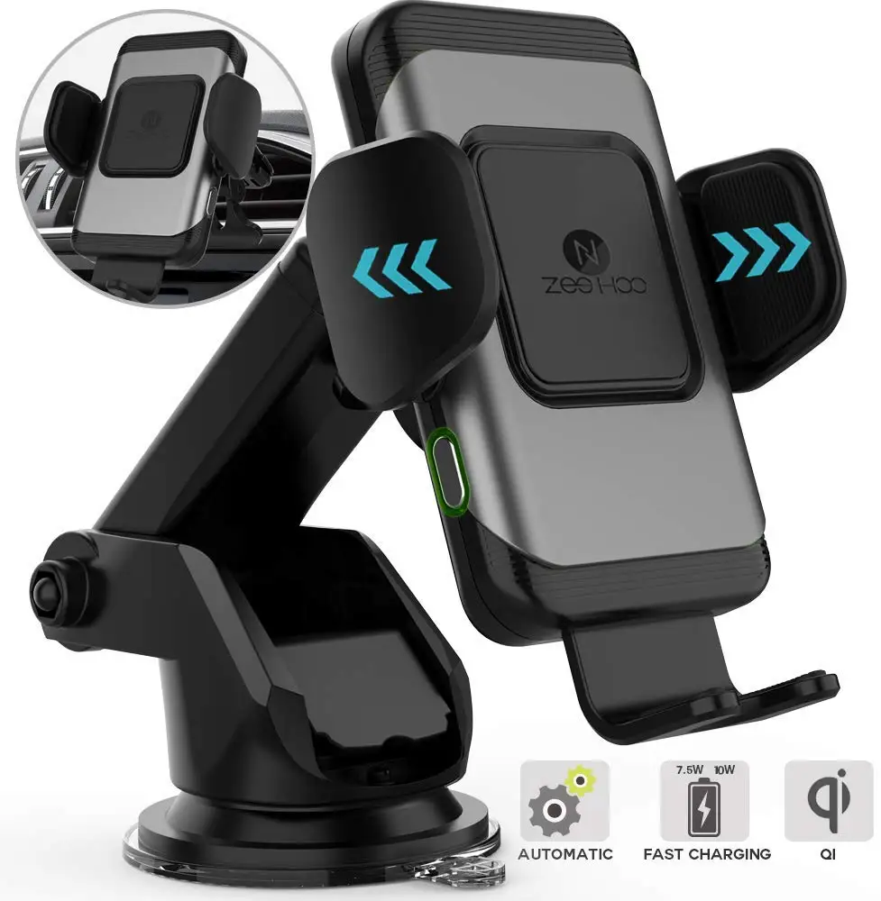 

Fast Charging Auto-Clamping Car Mount,Windshield Dash Air Vent Phone Holder Compatible iPhone 11/11 Pro/11 Pro Max/Xs