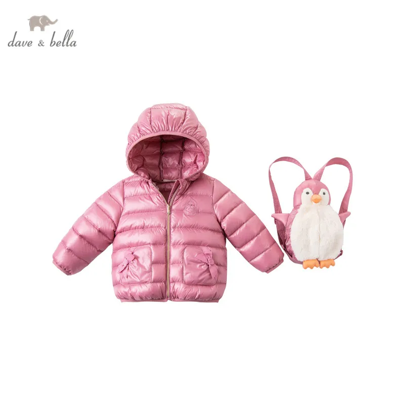 Dave bella-小さな女の子のための冬のジャケットdbs15401,漫画の  