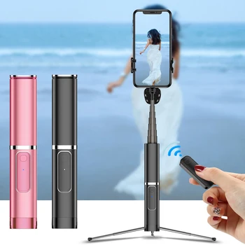

Wireless Bluetooth Selfie Stick Tripod for iPhone 11 Xiaomi Phone Foldable Remote Handheld Monopod For Youtube Live Video Photo