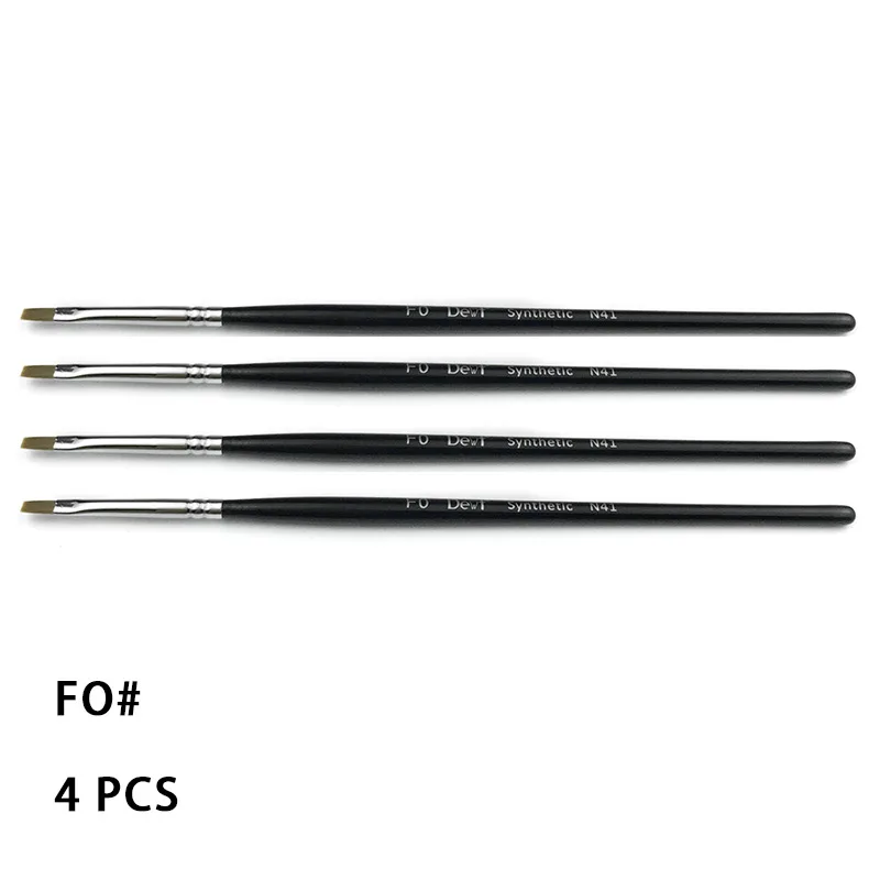 

Dental Porcelain Brush Pen F0 for Adhesive Composite Cement Porcelain Teeth Glazing Pen Tools Dentist Supplies 4pcs/set