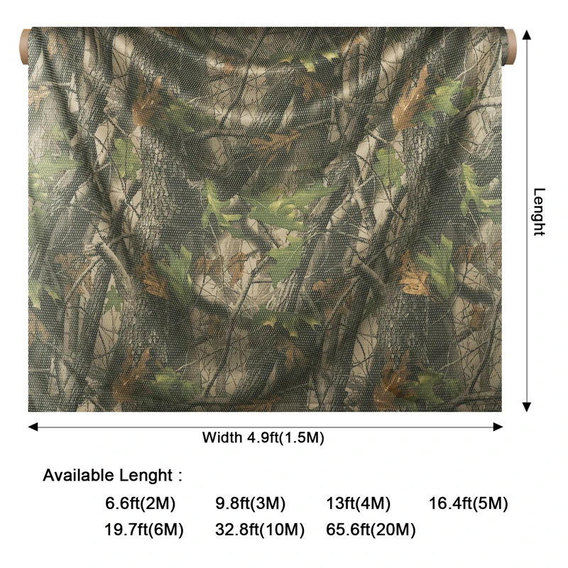 Quiet Camouflage Netting Hunting Duck Blinds Cover Bird Watching Shooting Outdoor Photography Camo  Mesh Cloth Shelter 3