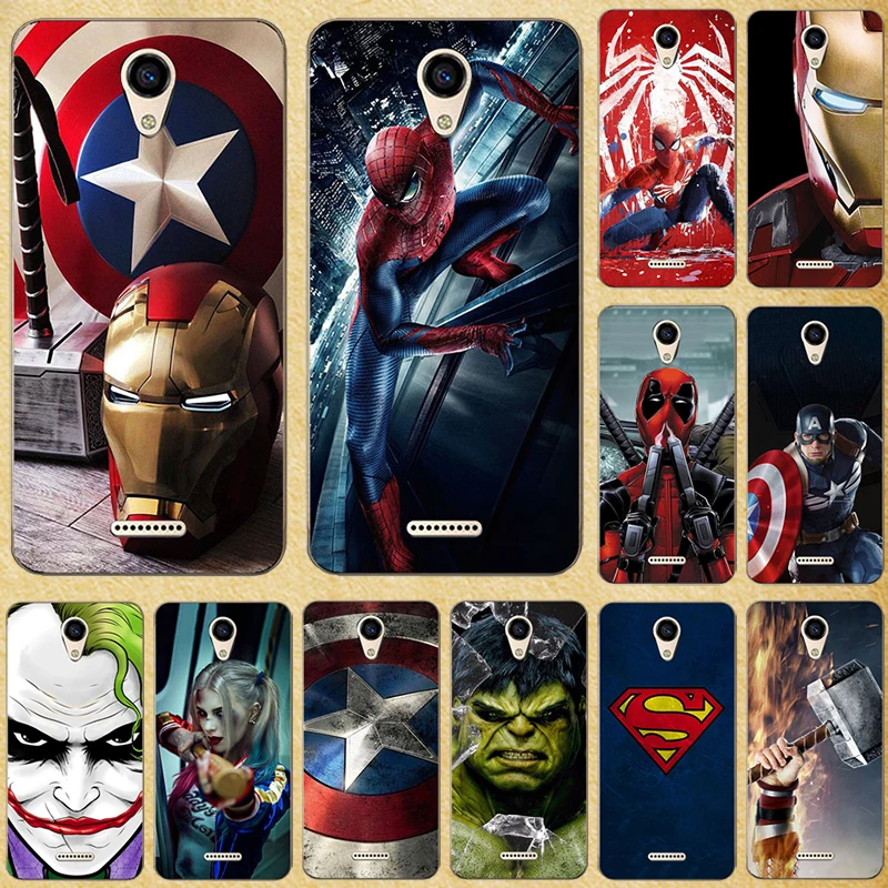 

Super Hero Phone Case Cover for BQ BQ-5057 Strike 2 Soft Silicone Back cover Shell For BQ 5057 bq5057 Case Bags Fundas