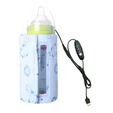 Термобутылка для бутылок, USB, теплоизоляция, подогреватель для бутылок, 3 уровня, регулировка температуры