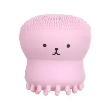 

Octopus Foaming Bottle Silicone Wash Brush Facial Cleanser Bubbler Bath Wash Brush Bubbler Peeling Cleansing Brush