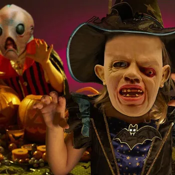 

High-quality sales Halloween new style Mask Full Face Latex mask Hot Fun Toys The best holiday gift for the scary Portable wear