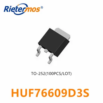 

100PCS HUF76609D3S TO252 HUF76609 SMD HIGH QUALITY