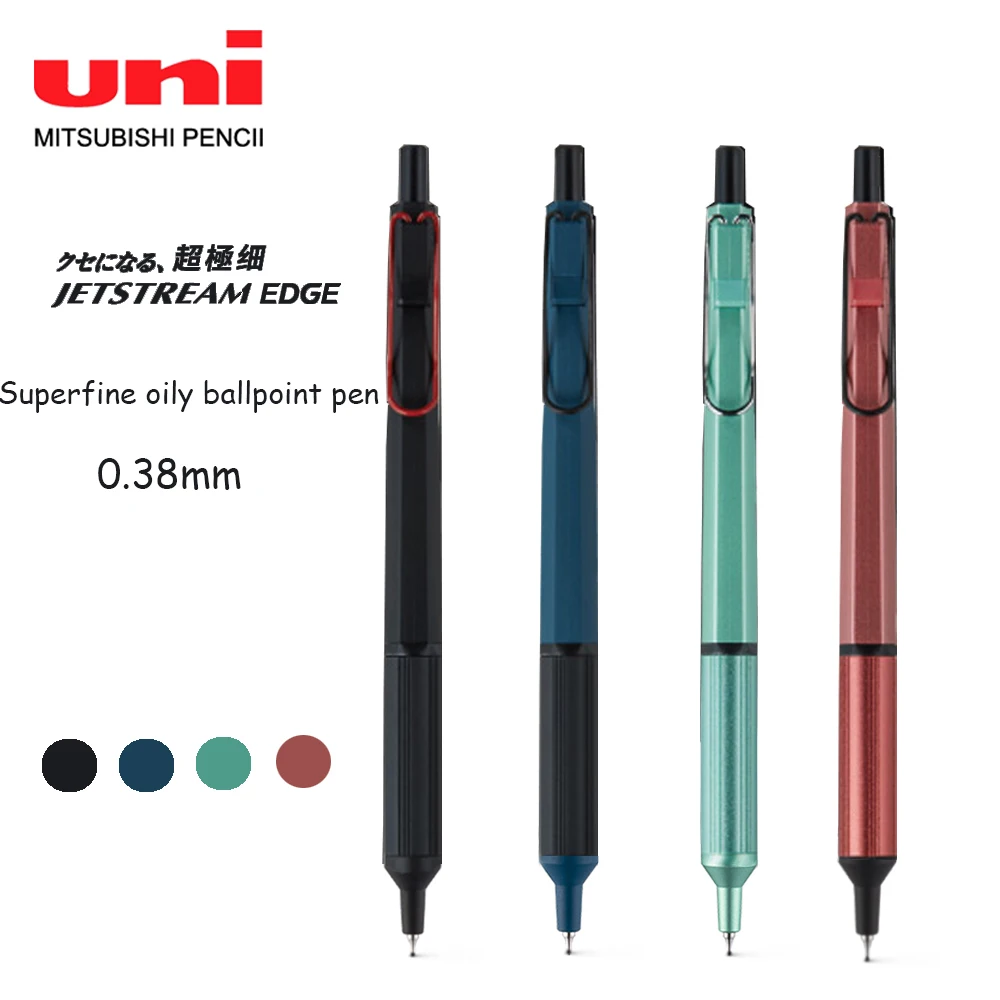 Japan UNI Ball Pen SXN-1003 Low Center of Gravity Pen JETSTREAM Metal Rod Oily Superfine 0.38mm Office Business Signature as14038bvh m1 fan 140 140 38mm for asic two ball 12v 2 8a 3600rpm 270cfm 27 95 mmh2o 5557 4pin molex oem 52