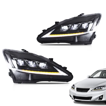 

Headlight Assembly For Lexus IS250/IS300/IS350 2006-2012 Transparent Sequential Turn Front Lamp Pulg and Play Car Accessories