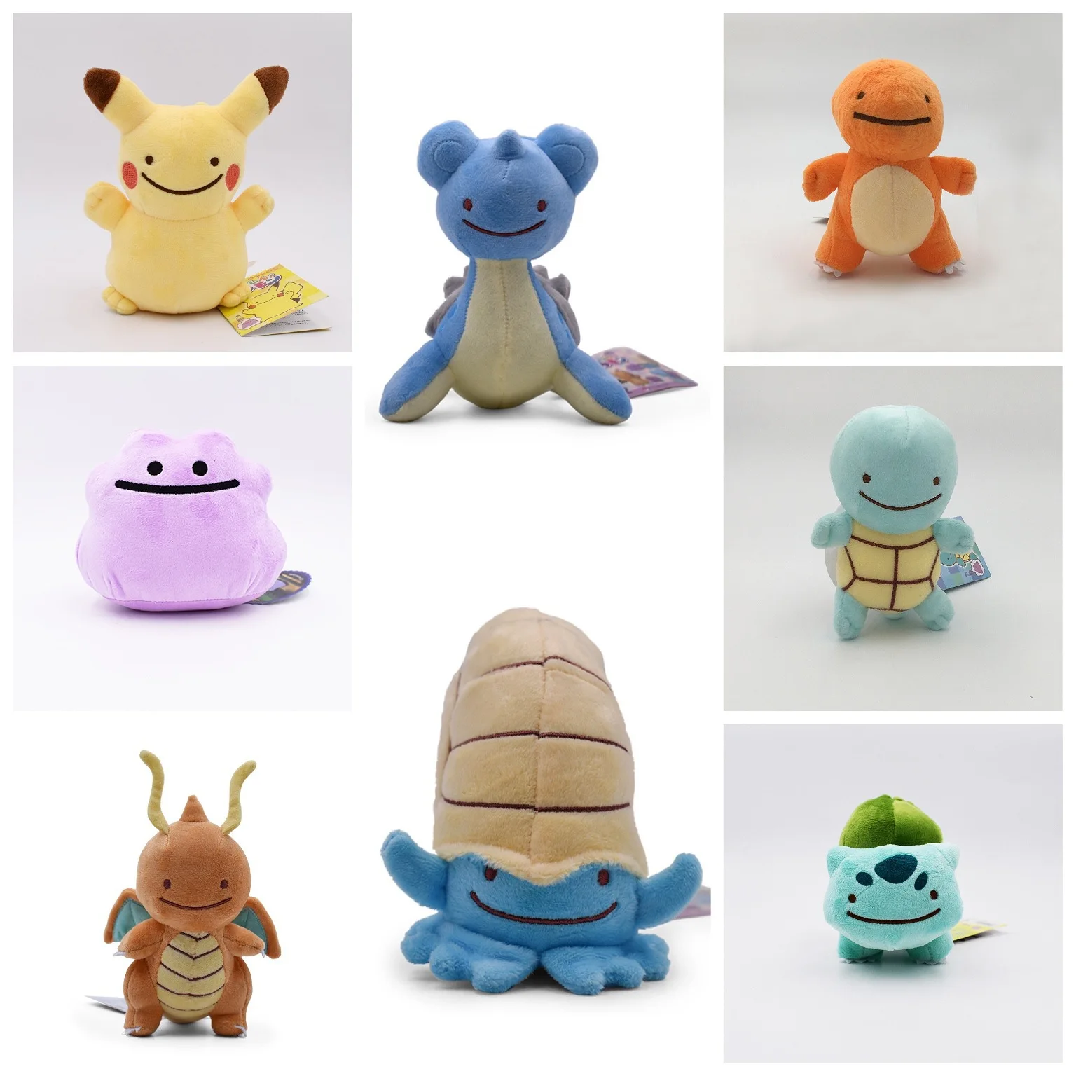 Takara Tomy покемон аниме плюшевая кукла манга периферийный Пикачу милые детские