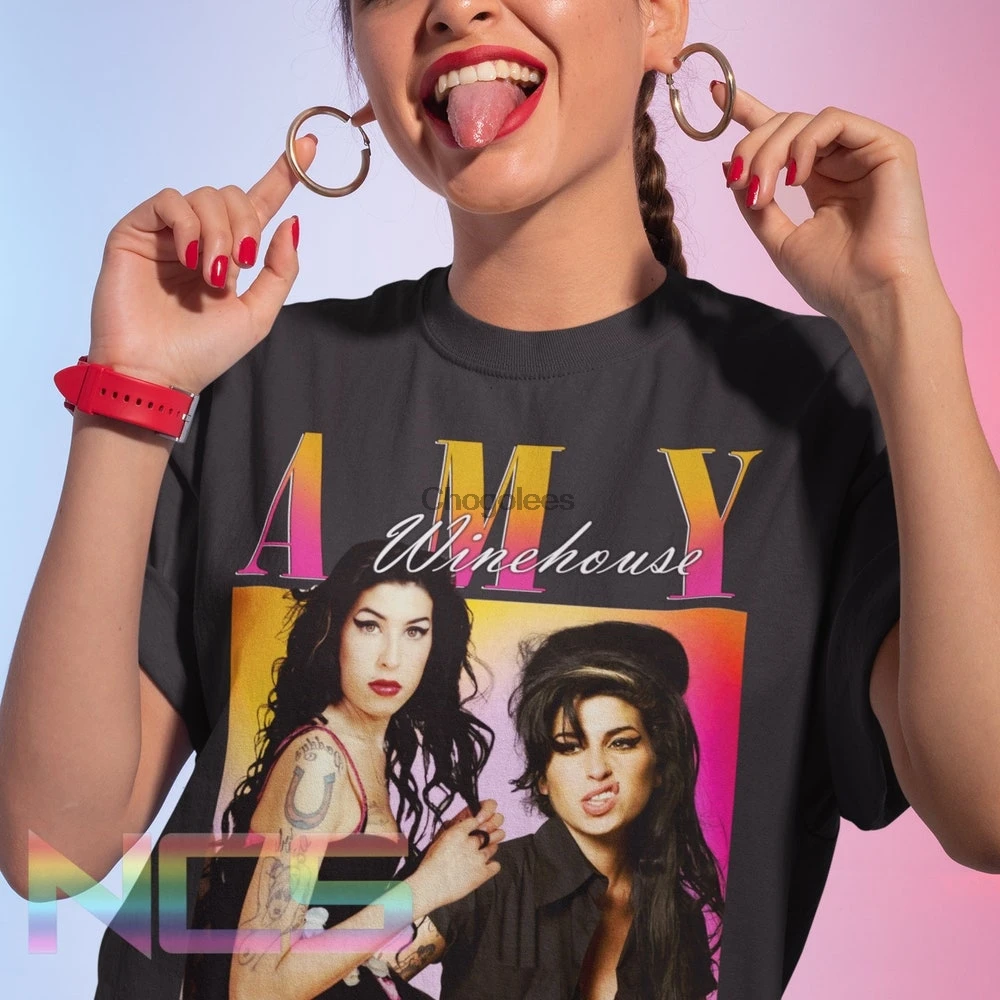 Amy Winehouse Shirt Vintage Style Fan Art Christmas Gift Birthday Thanksgiving Design Retro Unisex | Мужская одежда