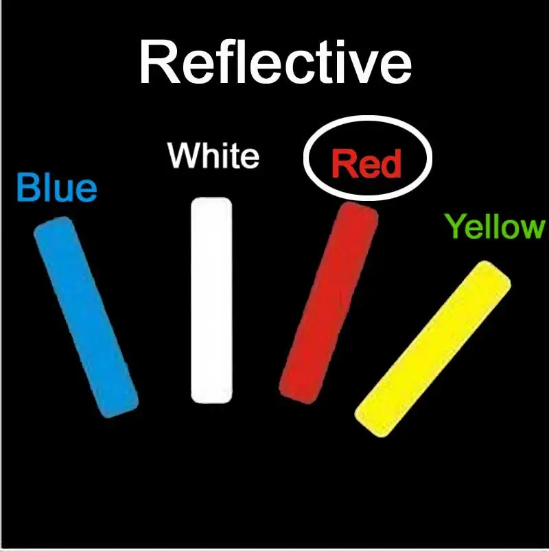 Reflective Red Виниловая Светоотражающая Лазерная светящаяся наклейка для мотоцикла, наклейки на окна, стены, чемодана CT12113 - Название цвета: Reflective Red