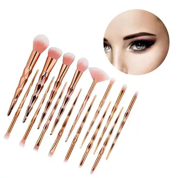 

15PCS Pro Makeup Brushes Set Foundation Blush Face Powder Eye Shadow Brush Tool