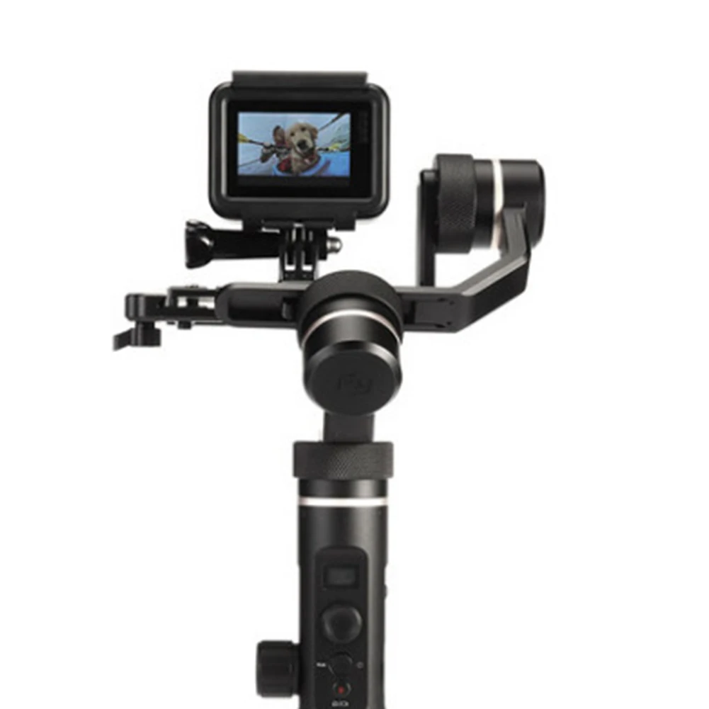 G6 Plus Black Rolling Adjustment Aluminum Alloy 3-Axis Durable Splash Proof All Round Handheld Gimbal For Mirroress DSLR Camera