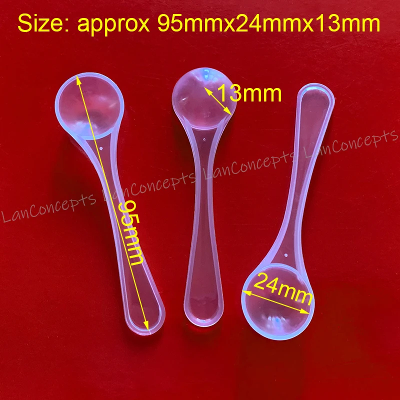 2.5ml Plastic Measuring Scoop 1.2g PP Spoon 1.2 gram Measure