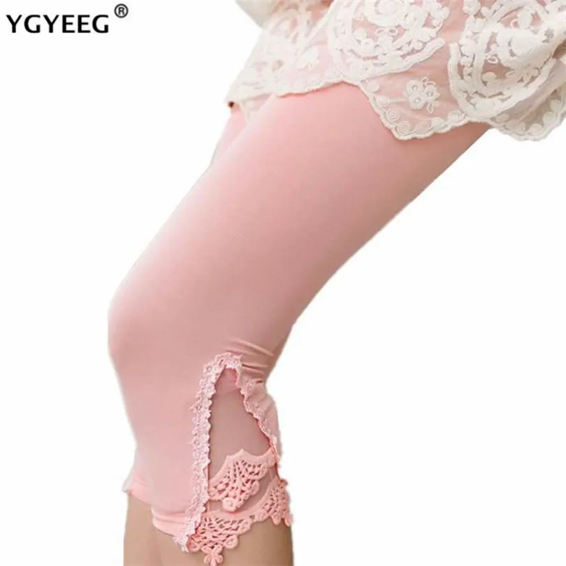 YGYEEG Triangle Lace Leggings Hollow Out Design Women Summer Casual Mid-Calf Pants & Capris 100% Cotton Modal Stretch Legging YGYEEG Triangle Lace Leggings Hollow Out Design Women Summer Casual Mid-Calf Pants & Capris 100% Cotton Modal Stretch Legging