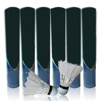 

12PCS Badmintons Goose Feather Badminton Flight Stable Casual Training