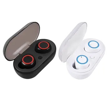 

SQ-W1 headset digital display large battery compartment headphone wireless touch bilateral call waterproof earphone