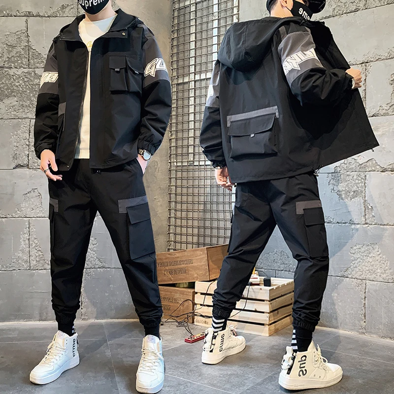mens cargo tracksuit
