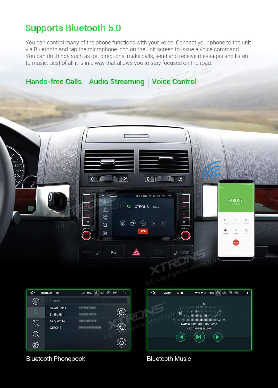 Excellent XTRONS 7" Android 9.0 Octa Core 64G ROM 4G RAM Car DVD Player Multimedia GPS System Custom Fit for Volkswagen 2004-2011 14