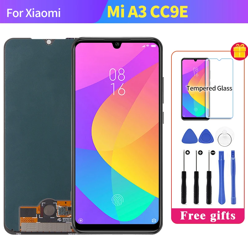 6 01 &quotSuper AMOLED для Xiaomi Mi CC9E ЖК дисплей сенсорный экран дигитайзер в сборе запасные