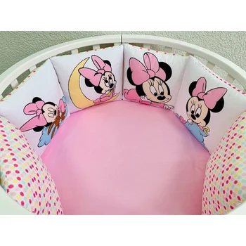 

Комплект в круглую/овальную кроватку "Мультяшки" Комплекты в круглую/овальную кроватку